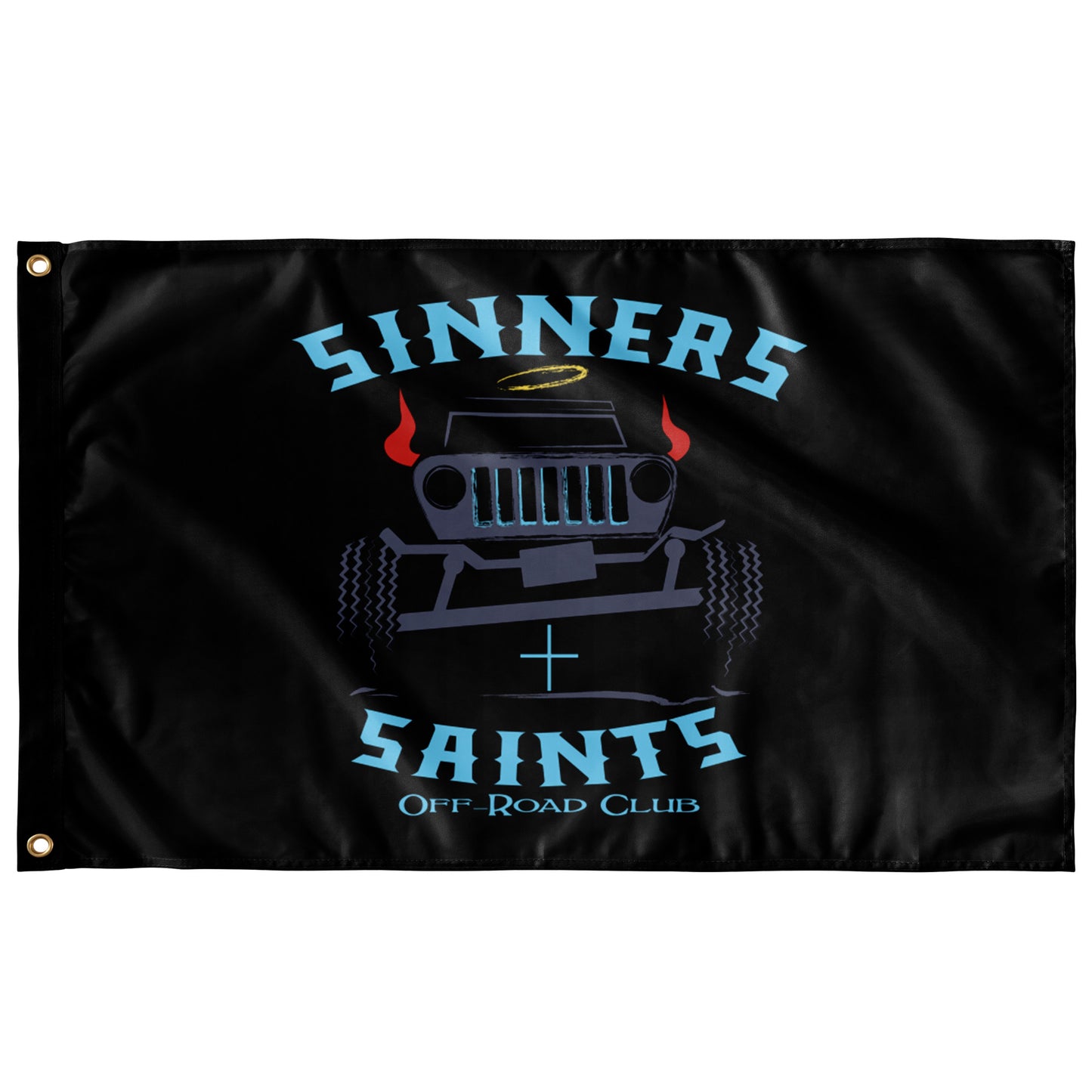 Sinners & Saints Black Flag