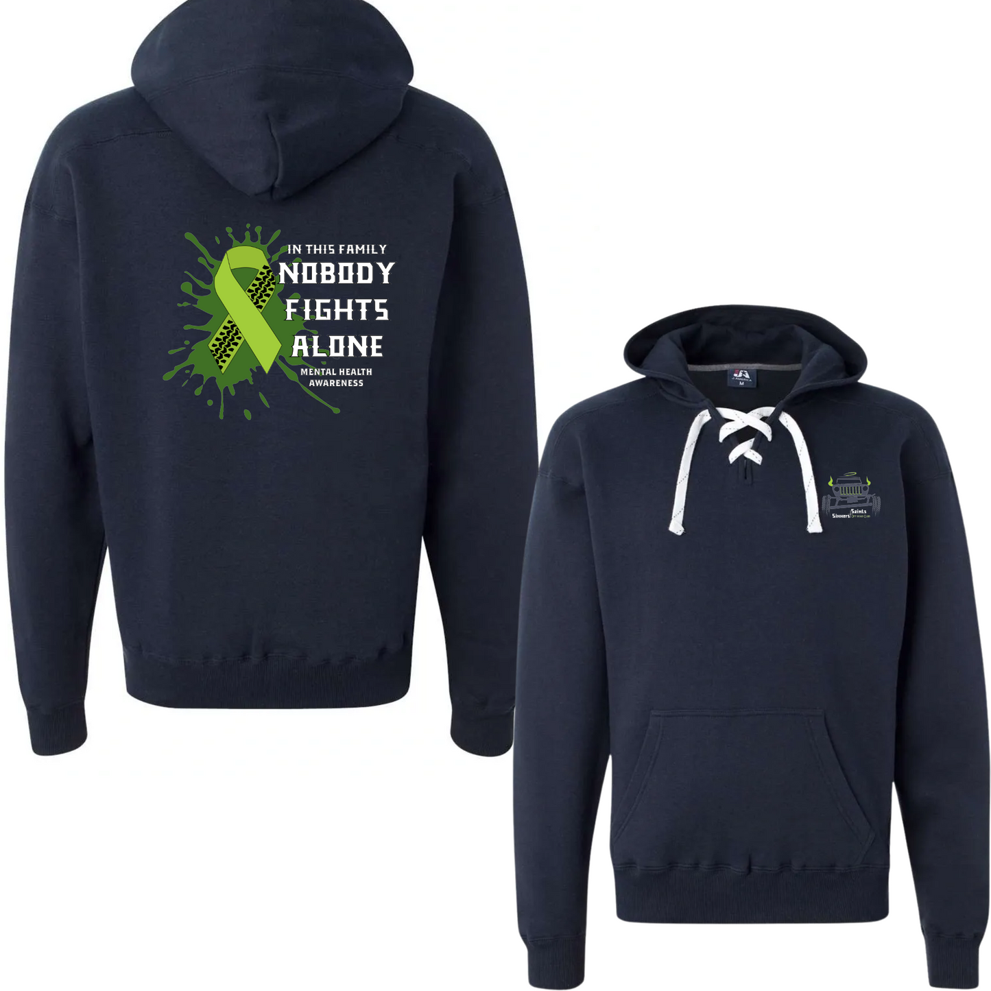 Mental Health Laced Up Hoodie