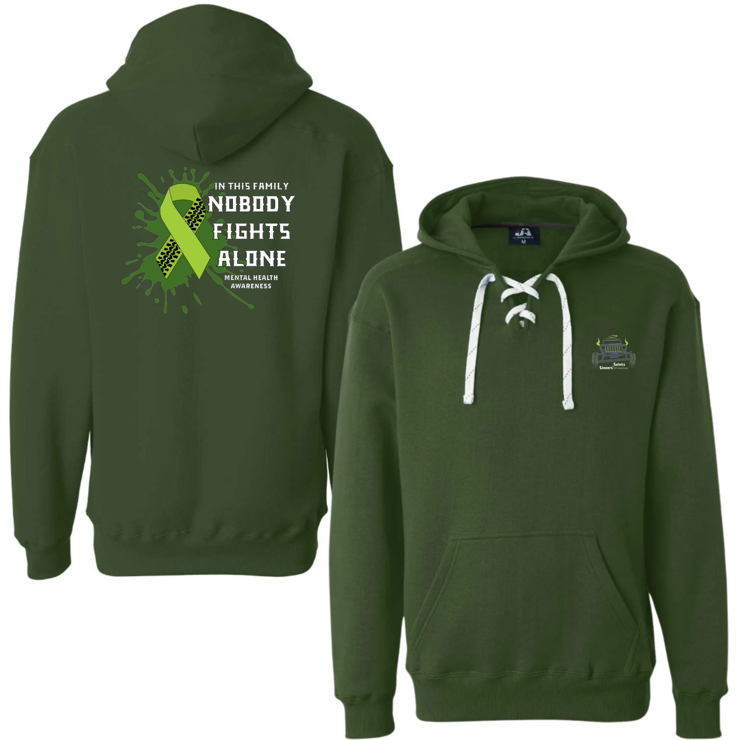 Mental Health Laced Up Hoodie