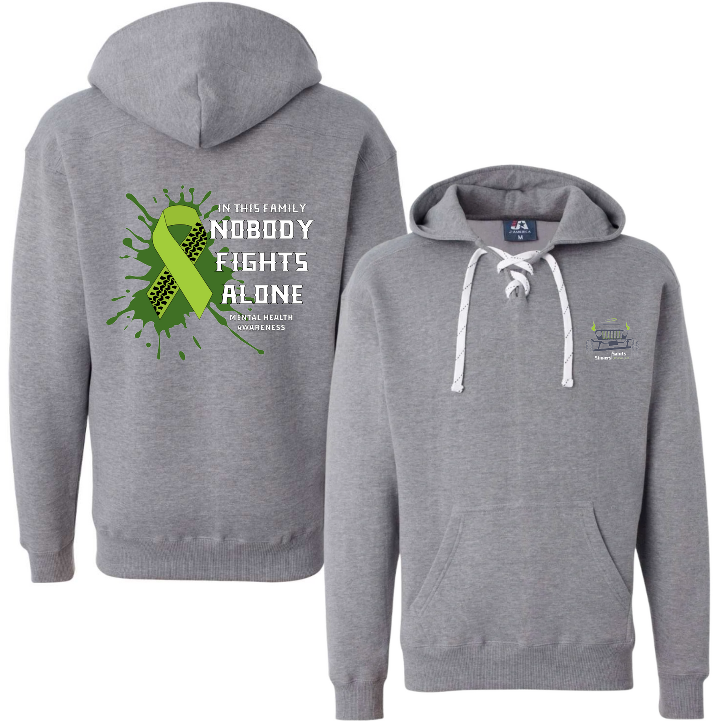 Mental Health Laced Up Hoodie