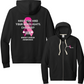 Sinners and Saints Breast Cancer Awareness District Women's Re-Fleece Full-Zip Hoodies
