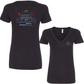 Sinners & Saints Womens V Neck Tee