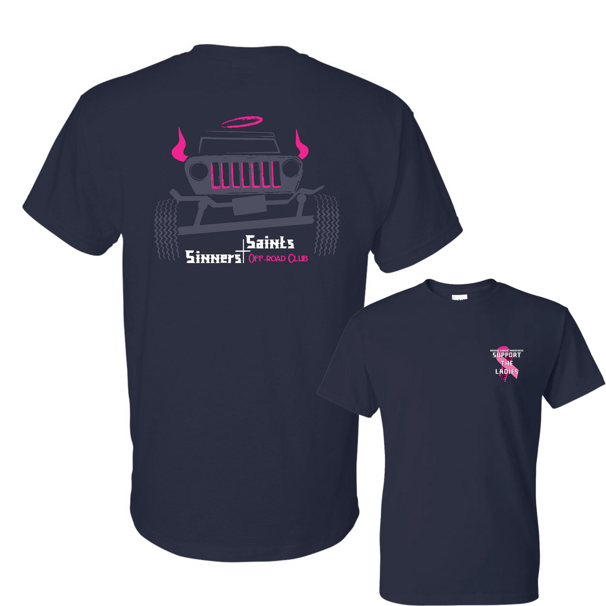 Breast Cancer Awareness Sinners & Saints Classic Tee