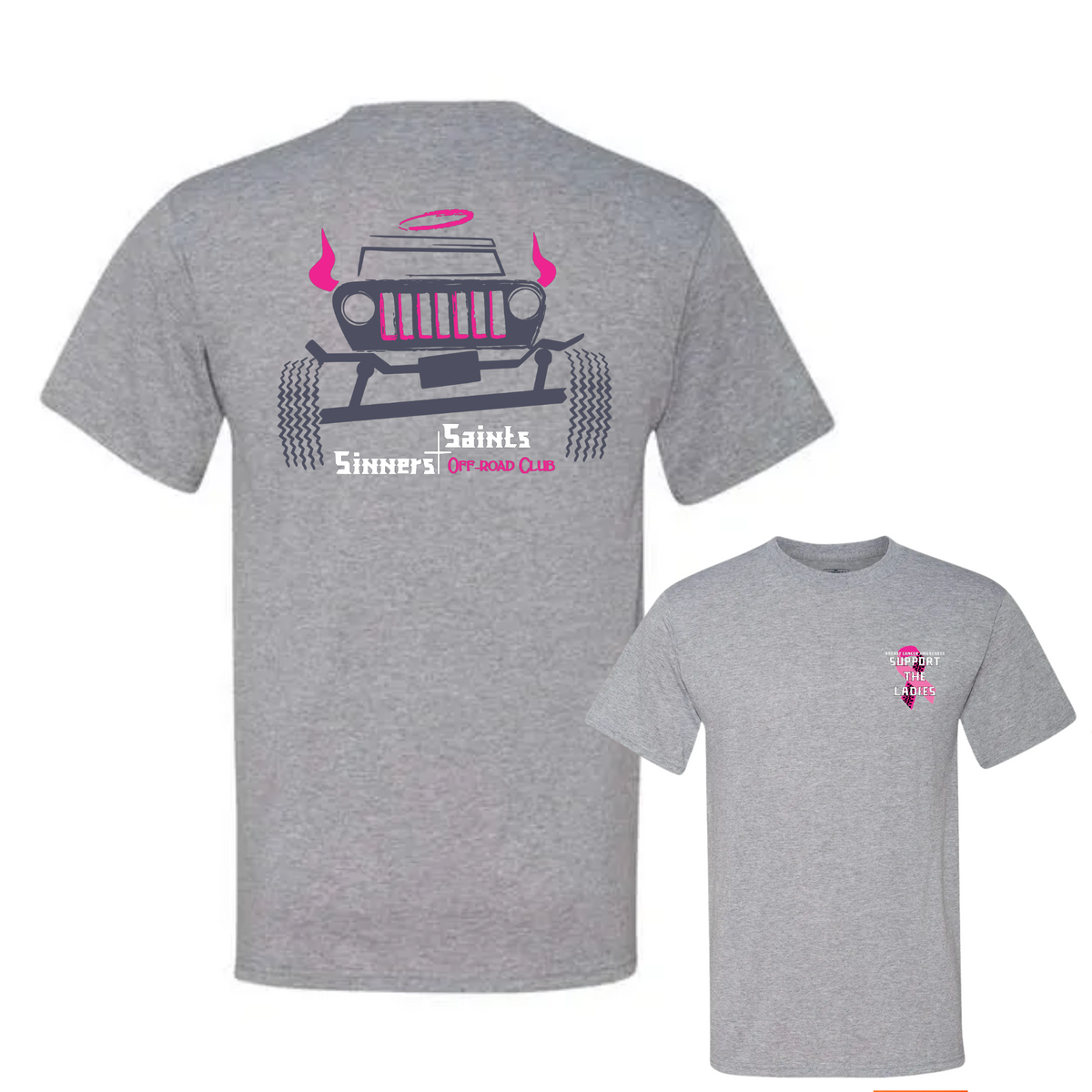 Breast Cancer Awareness Sinners & Saints Classic Tee