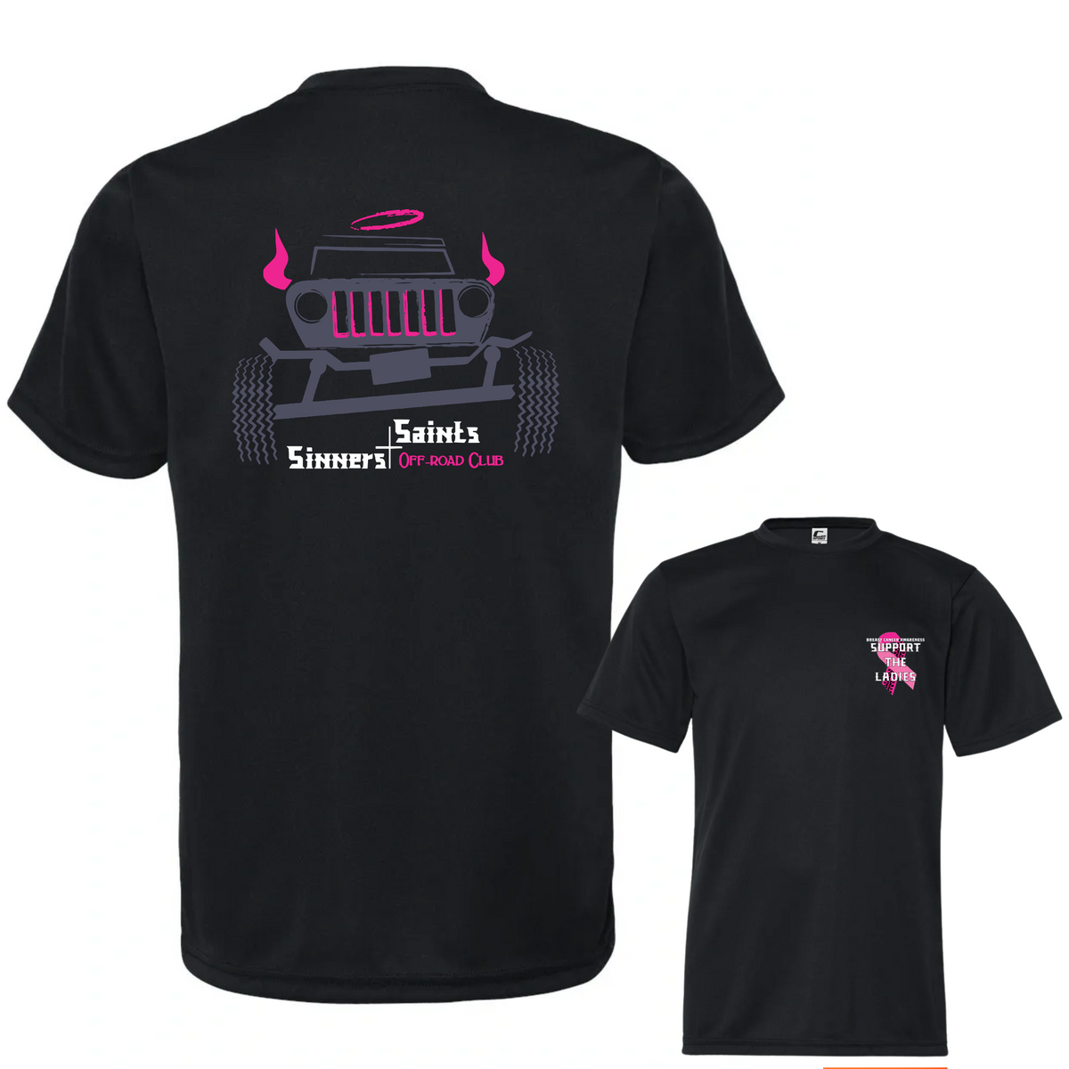 Breast Cancer Awareness Sinners & Saints Classic Tee