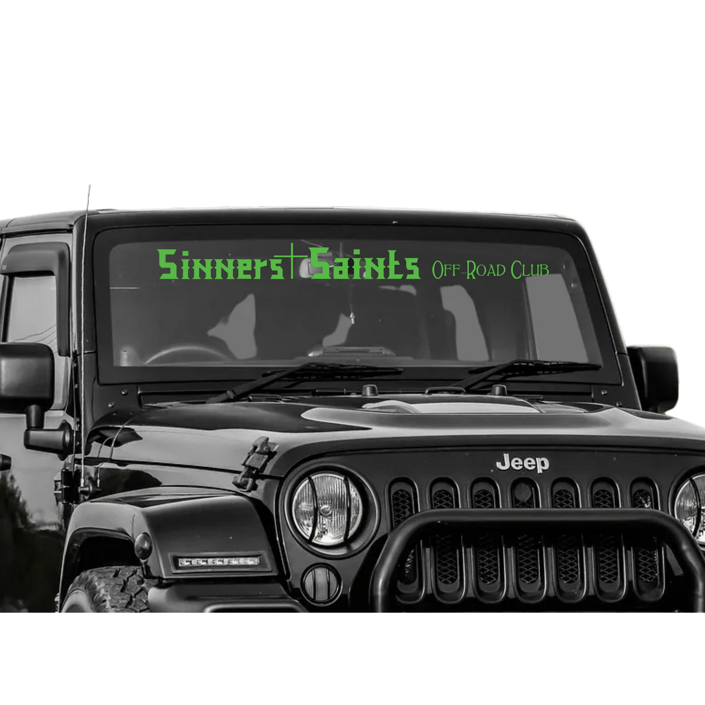 Sinners & Saints Windshield Banner