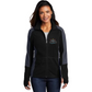 Ladies Colorblock Microfleece Jacket