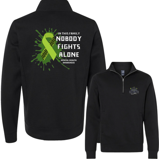 Mental Health Heavyweight Fleece Quarter-Zip Sweatshirt