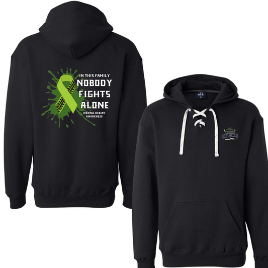 Mental Health Laced Up Hoodie