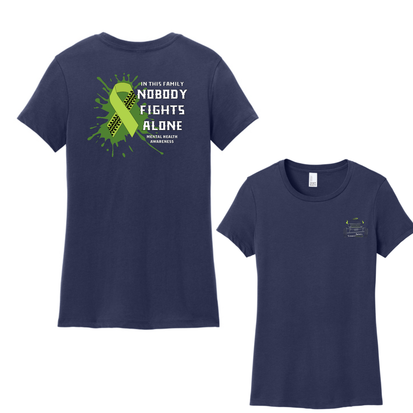 Sinners and Saints Mental Health District® Women’s Perfect Weight® Tee