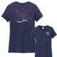 Sinners and Saints Breast Cancer Awareness District® Women’s Perfect Weight® Tee