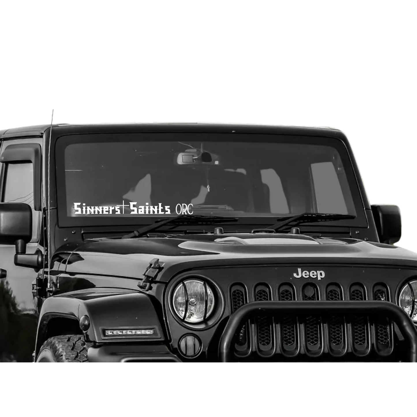 Sinners & Saints Windshield Banner